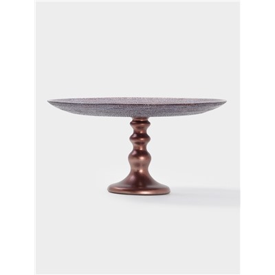 Блюдо для торта Inspiration, d=28 см, на ножке, стекло, фиолетовое