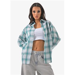Женская рубашка оверсайз в клетку CRACPOT