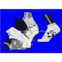 AMIGOBS носки женские укороченные с принтом "Панда" арт. 1835