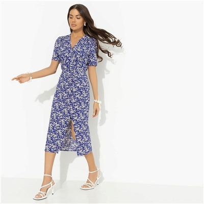 Платье из вискозы, Амур настиг (синий)