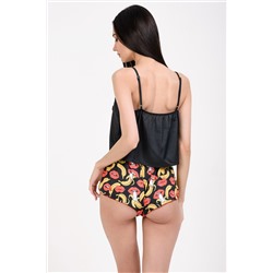Пижама Hot Story Kiss Black (топ + шорты)