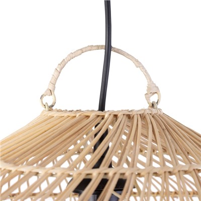 УЦЕНКА Светильник потолочный из ротанга «Франц» 1×120 Вт, Е27, 40×40×25 см