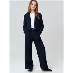 Костюм текстильный для девочек: брюки, пиджак