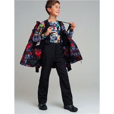 Куртка текстильная с полиуретановым покрытием для мальчиков