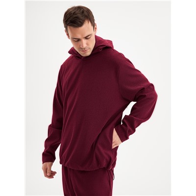 Кофта мужская, MINAKU, бордовая, размер 50