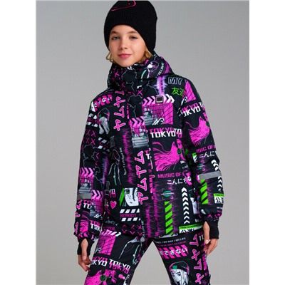 Комплект текстильный с полиуретановым покрытием для девочек: куртка, брюки