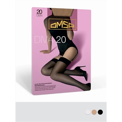 Omsa Колготки DIVA 20 calze (чулки под пояс)