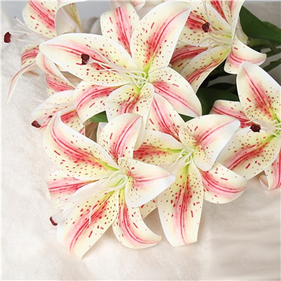 Цветок искусственный Лилия 52 см / CL-52 /уп 40/400/