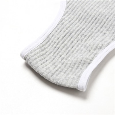 Комплект нижнего белья женский (топ, трусы) Collorista, серый, размер 46-48