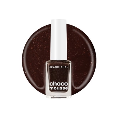 Лак для ногтей Jeanmishel, шоколадный, шиммер, тон 468, 6 мл