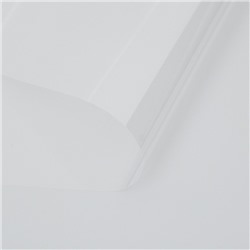 Пленка для цветов и букетов прозрачная 0.6×46.5 м, 1000 г, 40 мкм