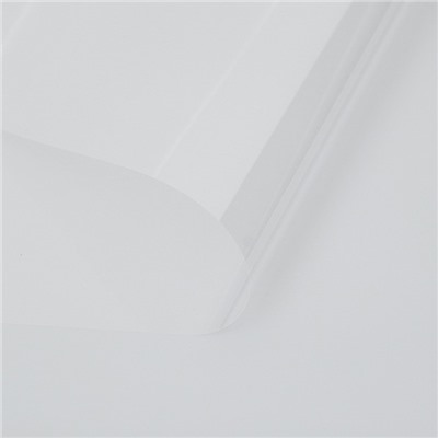 Пленка для цветов и букетов прозрачная 0.6×46.5 м, 1000 г, 40 мкм