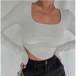 Топ с длинными рукавами