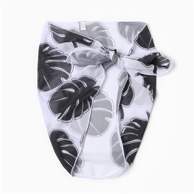 Купальник раздельный для девочек, цвет чёрный, рост 116-122 см