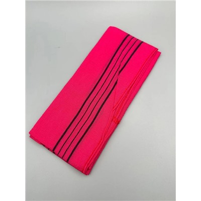 Bath Towel Мочалка-полотенце для душа с пилинг-эффектом / Basic Long Exfoliating Towel, малиновый 28170