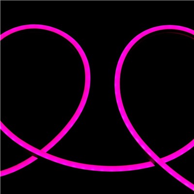 Гибкий неон Luazon Lighting 6×12 мм, IP65, 5 м, SMD2835, 120 LED/м, 12 В, свечение розовое