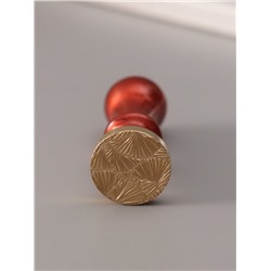 Печать для сургуча с пластиковой ручкой «Цветок веер», 6.3×2.5×2.5 см