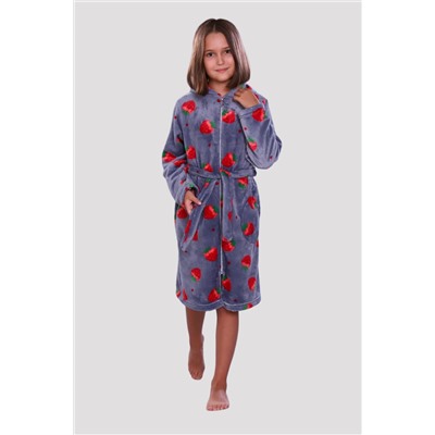 Пушинка - халат клубнички