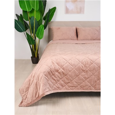 Покрывало Кристалл, цвет пудра