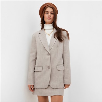 Пиджак женский MIST, размер 48-50, бежевый