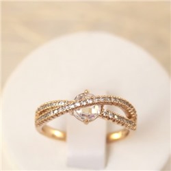 Кольцо позолота  Н01-6853 размер 18 19