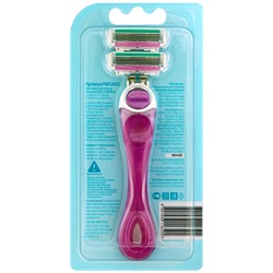 Станок для бритья для ЖЕНЩИН DORCO EVE-4/SHAI REINA (+ 2 кассеты), система с 4 лезвиями, FRA2002