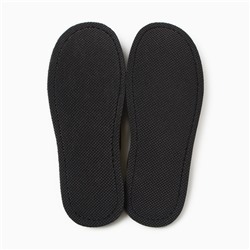 Тапочки мужские, черный, флис, размер 41