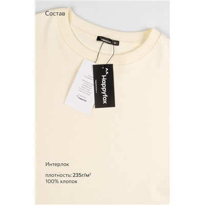 Женская футболка оверсайз Happyfox