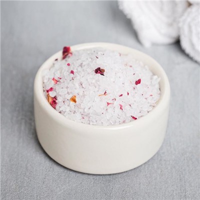 Соль для ванны с лепестками роз «Вдохновляй красотой», 370 г, BEAUTY FOX