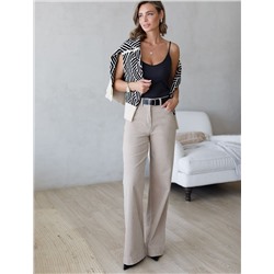 Брюки из эластичного микро-вельвета