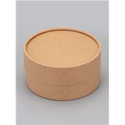 Набор круглых подарочных коробок, завальцованные крафт, набор 12 шт., 12×6 см