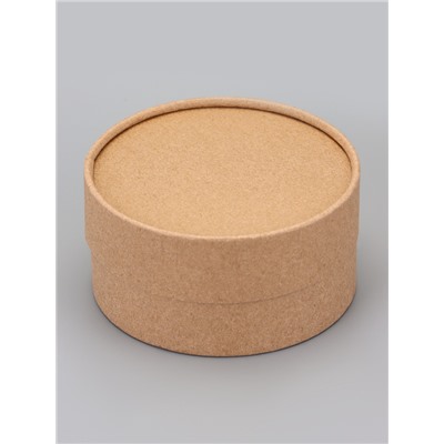 Набор круглых подарочных коробок, завальцованные крафт, набор 12 шт., 12×6 см