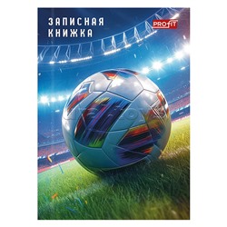 Записная книжка 48л. А7 "Футбольная тематика-1" перепл. 7БЦ, глянц. ламинация