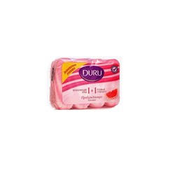 Duru Крем-мыло 1+1  4шт*80г Увлажняющий крем Розовый Грейпфрут