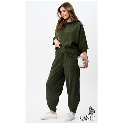 Костюм "Boho" микровельвет еловый