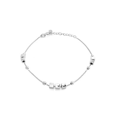 Браслет из серебра без вставки, ТФБ-63