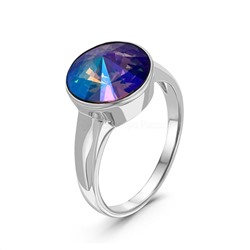 Подвеска из серебра с кристаллом Swarovski Volcano родированная 925 пробы CP-6906-6-SER
