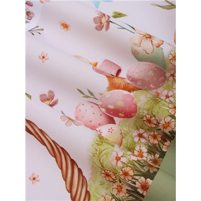 Скатерть на стол «Доляна. Пасхальные цыплята» 145×180 ± 3 см