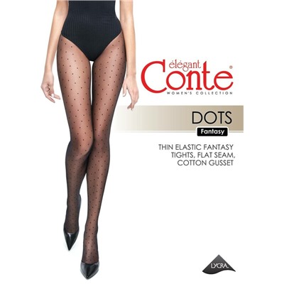 Колготки женские CONTE Колготки в горошек DOTS