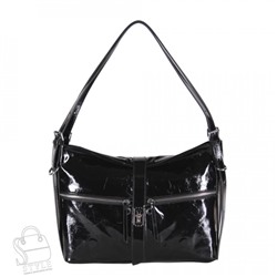 Сумка женская кожаная 3358Q black Polina&Eiterou