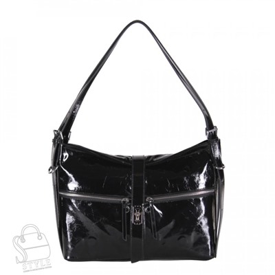 Сумка женская кожаная 3358Q black Polina&Eiterou