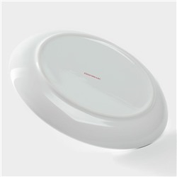 Тарелка Доляна «Мишка Отто», 20.5×9 см, белое