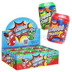 Конфета "Газирофф" со вкусом лимона, со вкусом колы 10г*30шт