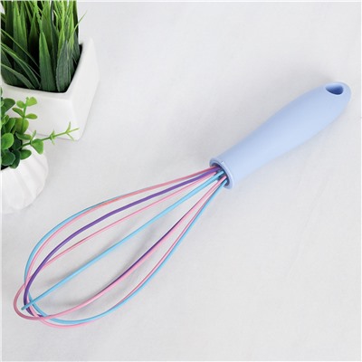 Венчик 30 см силиконовый,ручка пластик / BG-551 /уп 240/ 0,065/ 30х13х7