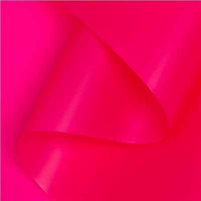 Пленка для цветов и букетов, матовая, неоновая фуксия 0.58×10 м