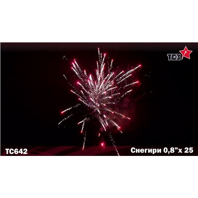 Фейерверк РС6390 Снегири (0,8" х 25)