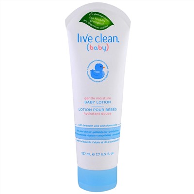 Live Clean, Для детей, мягкое увлажнение, детский лосьон, 7.7 унций (227 мл)