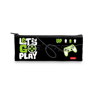 Пенал 195х75мм., на молнии мягкий  "Let's Go Play"