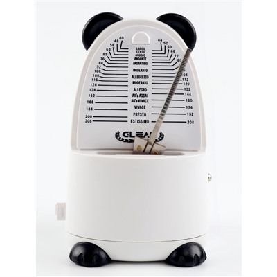 Метроном механический Панда, 40-208 ударов, 14.5×9×8.5 см