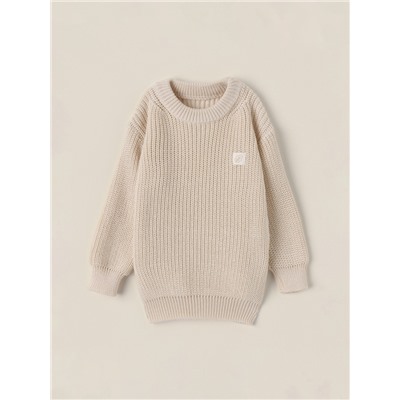 Джемпер вязаный SL Home, рост 68-74 см, молочный